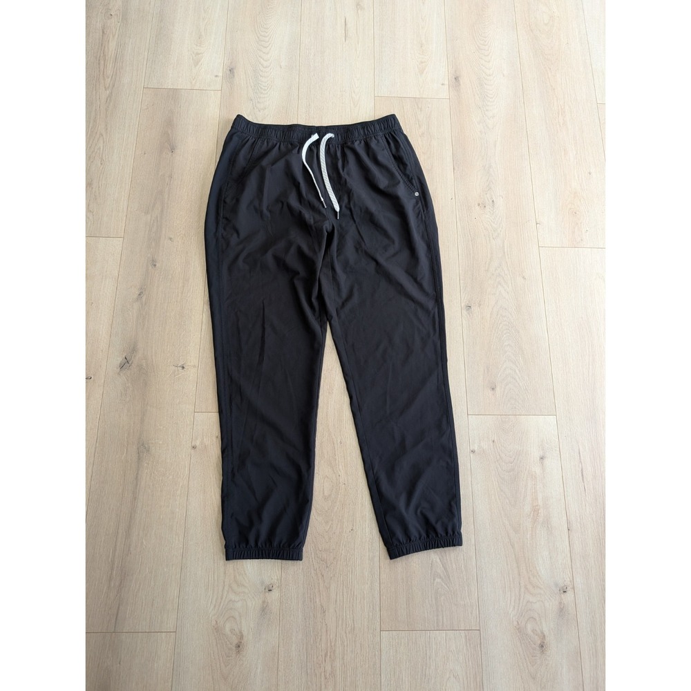 Vuori Pants Mens Large Kore Jogger Lined Lightweight Black Drawstring
V456
